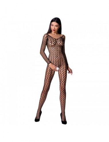 Lingerie - Combinaisons - PASSION WOMAN BS068 BODYSTOCKING - NOIR TAILLE UNIQUE - Passion Woman Bodystockings