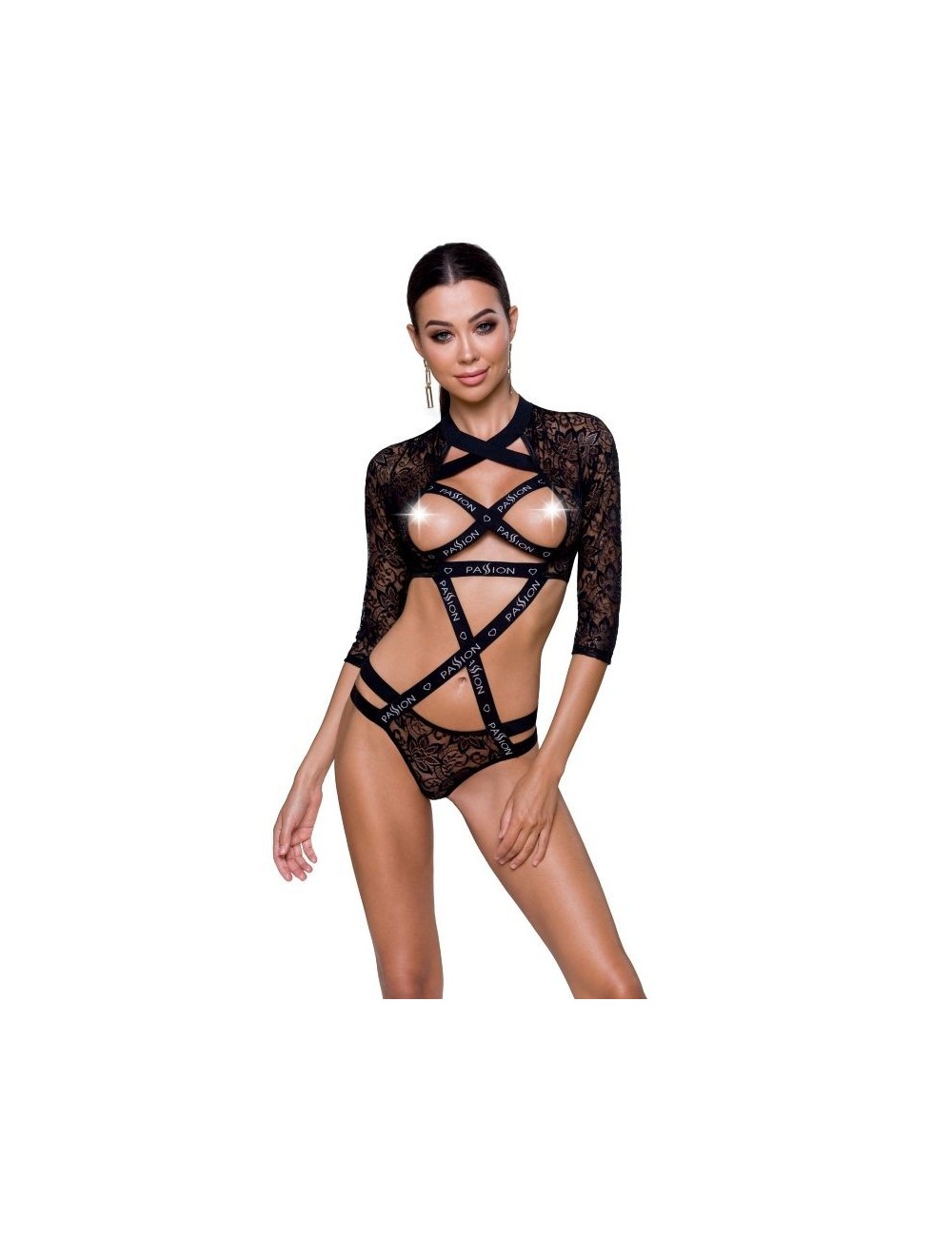 Lingerie - Bodys - PASSION FEMME LETICIA TEDDY L / XL - Passion Woman Teddies Lingerie - Bodys - PASSION FEMME LETICIA TEDDY L / XL - Passion Woman Teddies