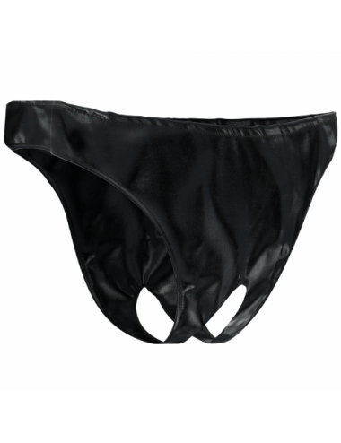 Lingerie - Boxers, strings, culottes - CULOTTE DARKNESS OPEN CROTHLESS UNE TAILLE - Darkness Sensations