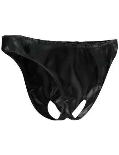 Lingerie - Boxers, strings, culottes - CULOTTE DARKNESS OPEN CROTHLESS UNE TAILLE - Darkness Sensations
