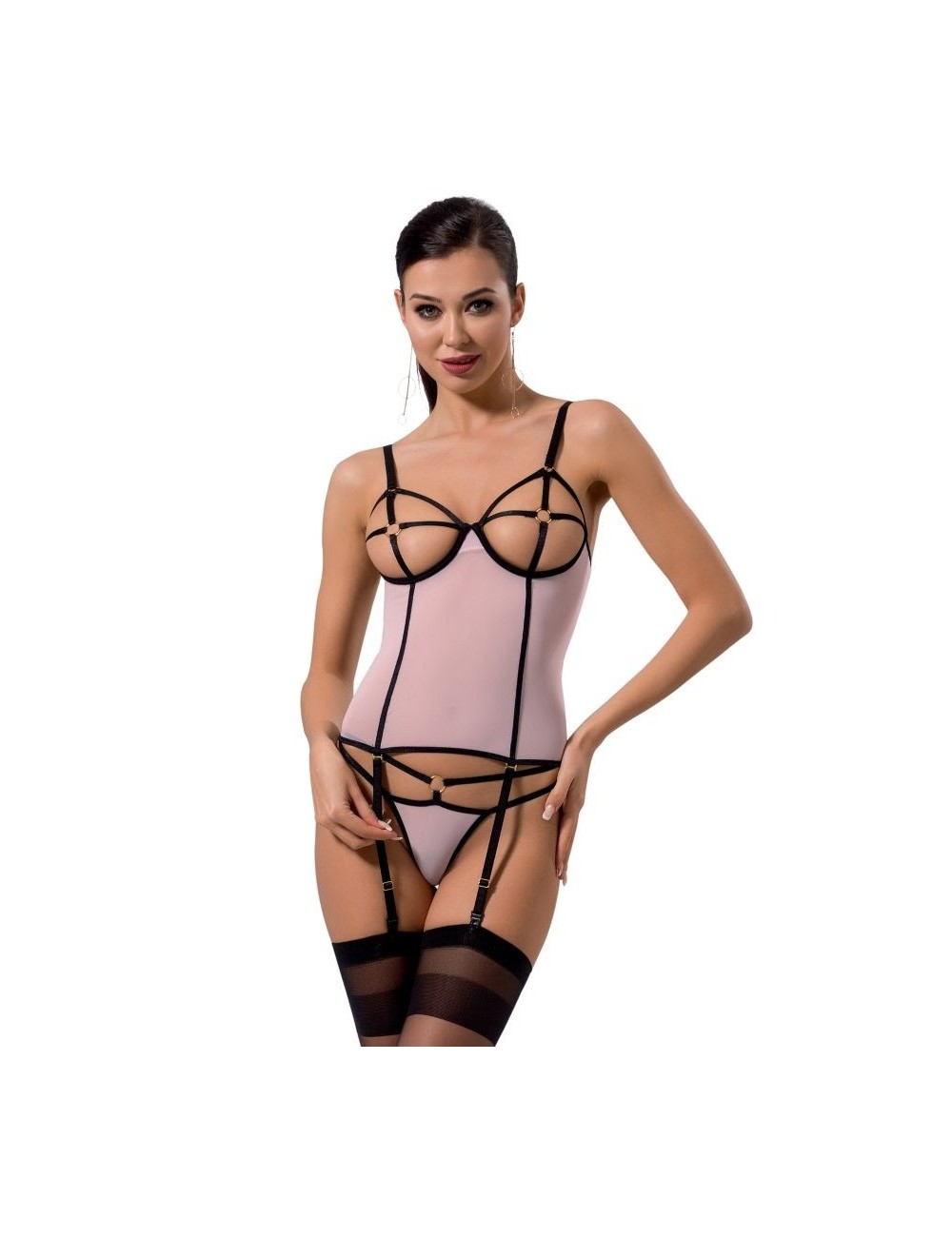 Lingerie - Bustiers et Corsets - CORSET ROSE PASSION WOMAN HERA L / XL - Passion Woman Corsets Lingerie - Bustiers et Corsets - CORSET ROSE PASSION WOMAN HERA L / XL - Passion Woman Corsets