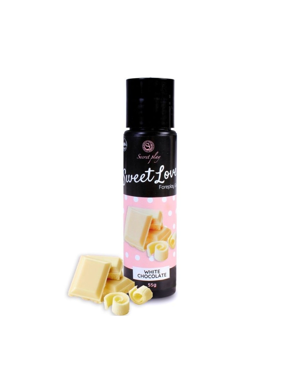 SECRETPLAY GEL SWEET LOVE CHOCOLAT BLANC 60 ML - Huiles de massage - Secretplay Cosmetic