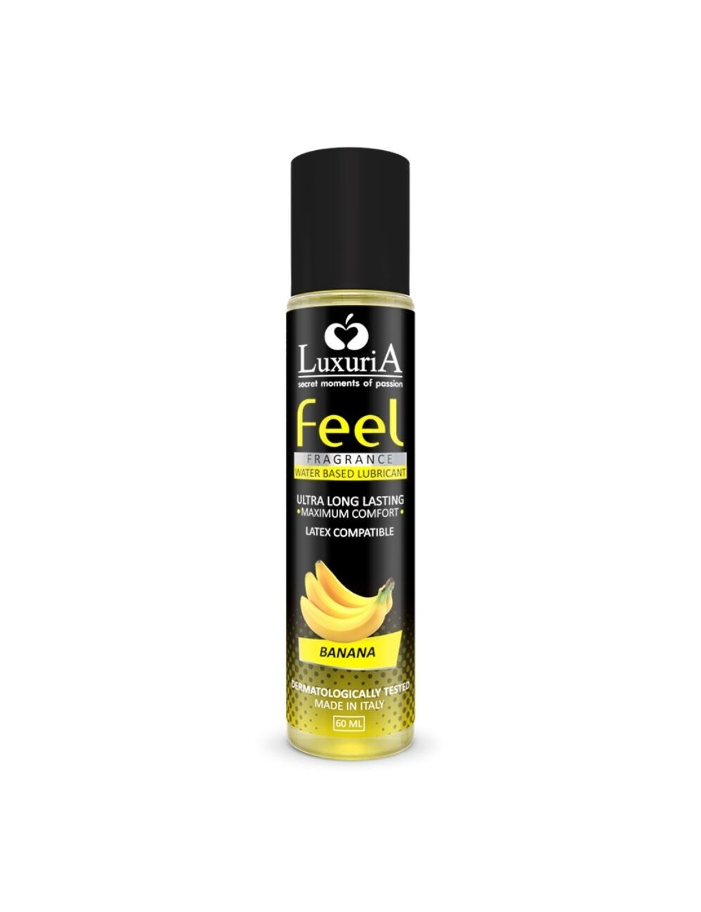 LUXURIA FEEL BANANA LUBRIFIANT Ã BASE D'EAU 60 ML - Huiles de massage - Luxuria