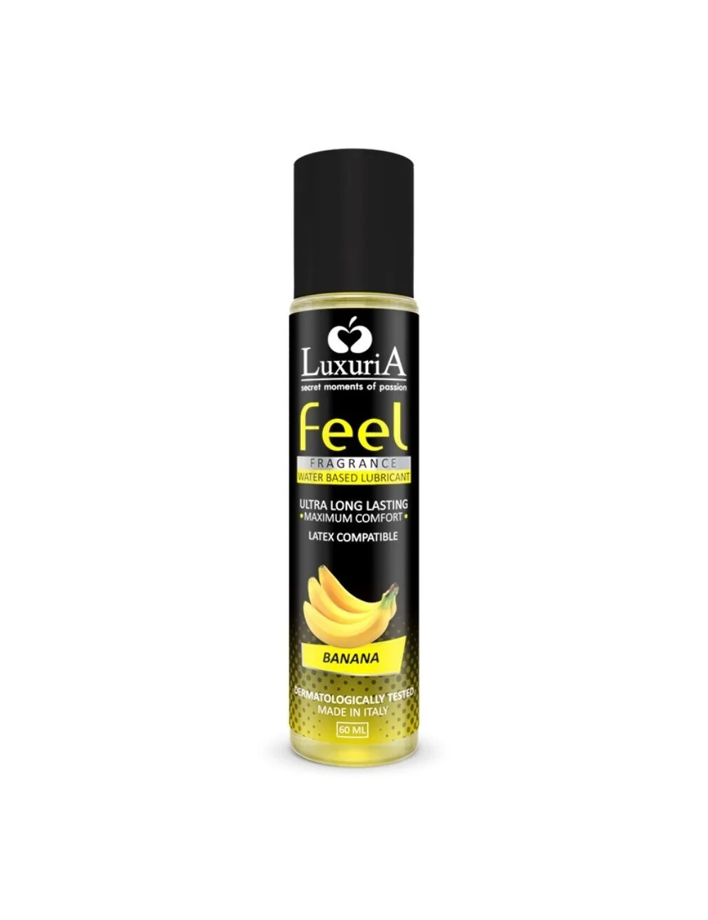LUXURIA FEEL BANANA LUBRIFIANT Ã BASE D'EAU 60 ML - Huiles de massage - Luxuria LUXURIA FEEL BANANA LUBRIFIANT Ã BASE D'EAU 60 ML - Huiles de massage - Luxuria