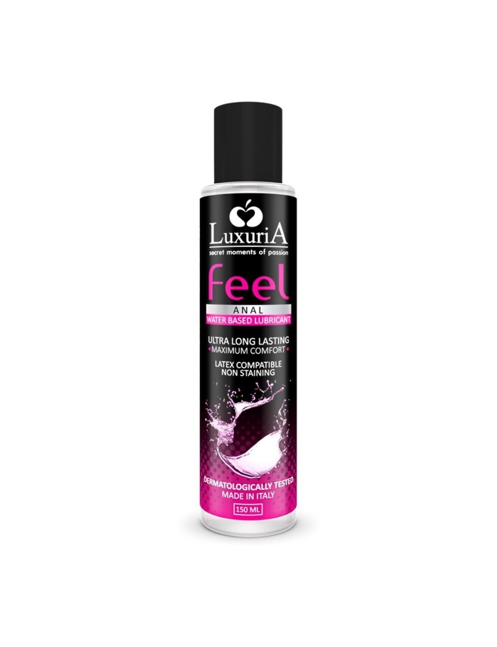 LUXURIA FEEL LUBRIFIANT ANAL Ã BASE D'EAU 150 ML - Huiles de massage - Luxuria