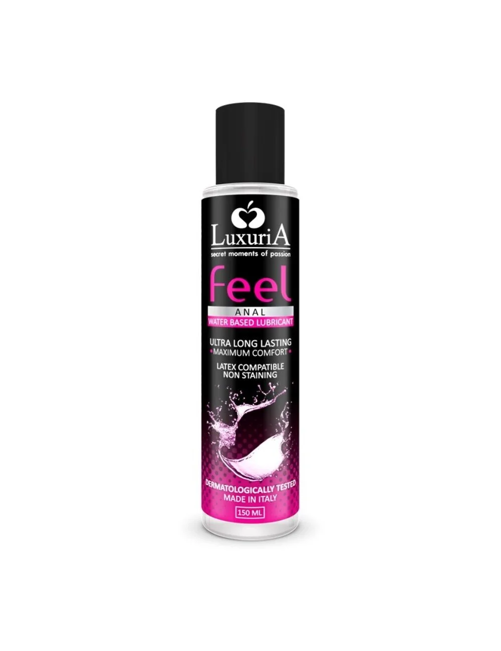 LUXURIA FEEL LUBRIFIANT ANAL Ã BASE D'EAU 150 ML - Huiles de massage - Luxuria LUXURIA FEEL LUBRIFIANT ANAL Ã BASE D'EAU 150 ML - Huiles de massage - Luxuria