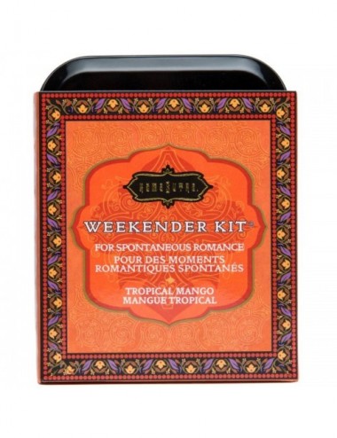 KAMASUTRA WEEKENDER TIN KIT TROPICAL MANGO - Aphrodisiaques - Kamasutra Cosmetics