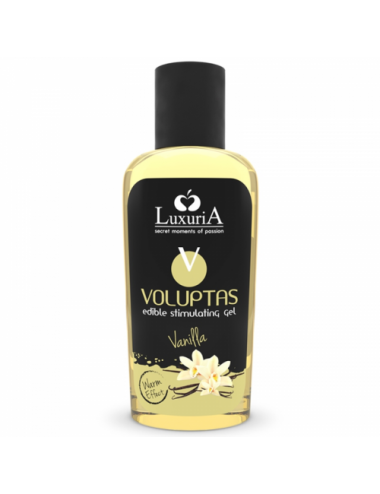 LUXURIA VOLUPTAS EDIBLE GEL STIMULANT EFFET RÃCHAUFFANT - VANILLE 100 ML - Lubrifiants - Luxuria