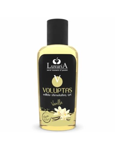 LUXURIA VOLUPTAS EDIBLE GEL STIMULANT EFFET RÃCHAUFFANT - VANILLE 100 ML - Lubrifiants - Luxuria