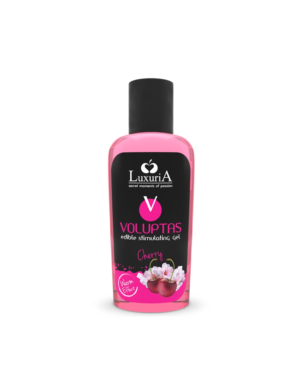 LUXURIA VOLUPTAS EDIBLE GEL STIMULANT EFFET RÃCHAUFFANT - CERISE 100 ML - Lubrifiants - Luxuria