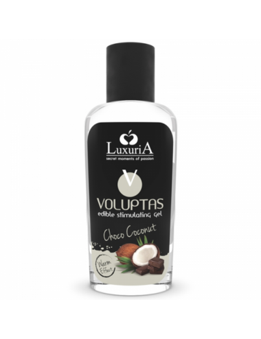 LUXURIA VOLUPTAS EDIBLE GEL STIMULANT EFFET RÃCHAUFFANT - NOIX DE COCO ET CRÃME 100 ML - Lubrifiants - Luxuria