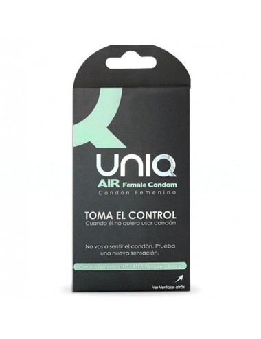 UNIQ AIR FEMME CONDOM 3 UNITES - Aphrodisiaques - Uniq