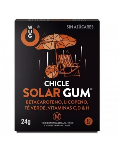 WUG GUM SOLAR GUM 10 UNITES - Aphrodisiaques - Wug