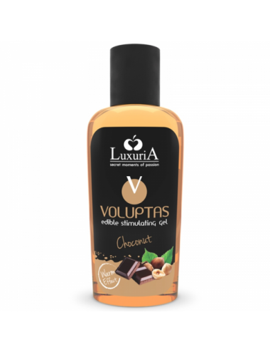 LUXURIA VOLUPTAS EDIBLE GEL STIMULANT EFFET RÃCHAUFFANT - CHOCONUT 100 ML - Lubrifiants - Luxuria