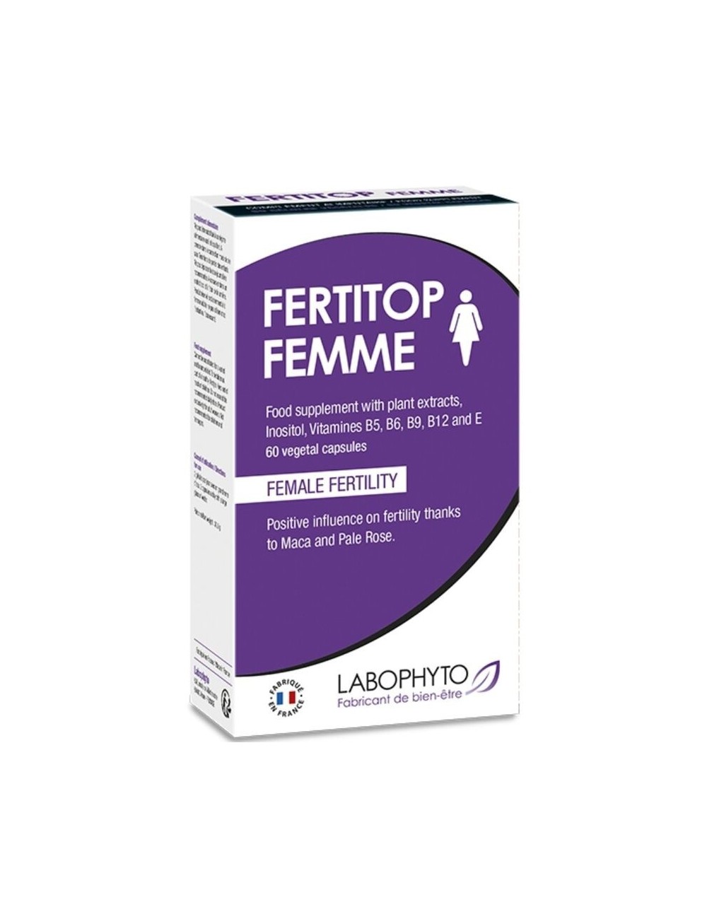 FERTITOP FEMME FERTILITÃ COMPLÃMENT ALIMENTAIRE FERTILITÃ FÃMININE 60 PILULES - Aphrodisiaques - Labophyto
