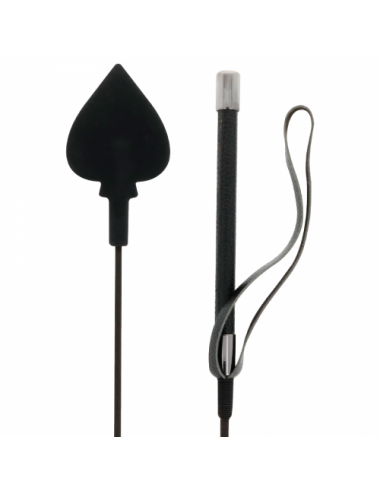 Sextoys - Fouets & Cravaches - DARKNESS RIDING CROP SILICONE NOIR - Darkness Sensations