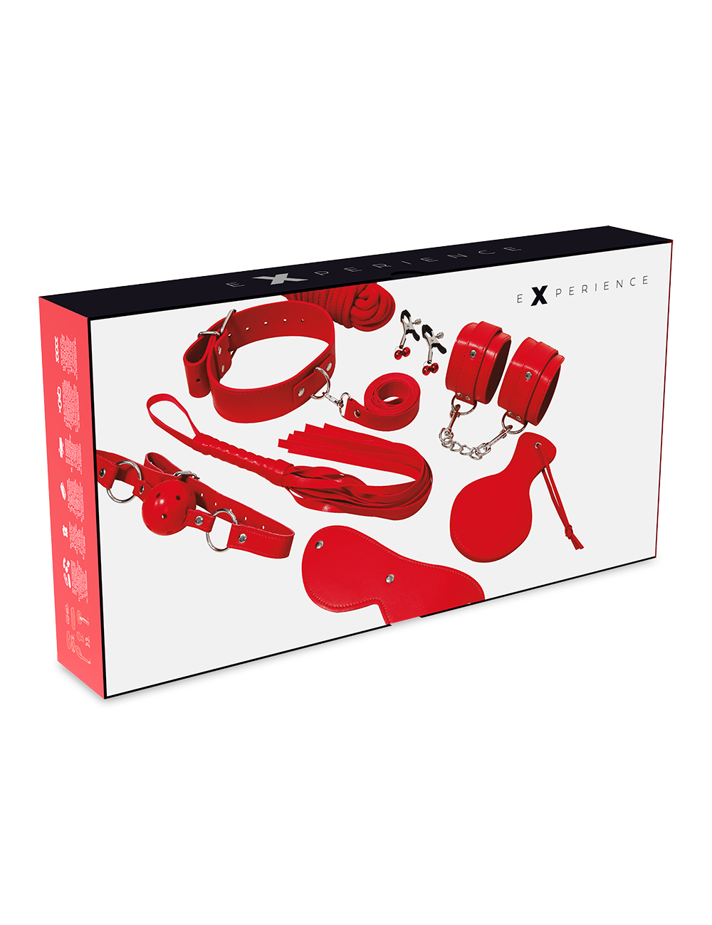 Lingerie - Fetish et cuir - EXPERIENCE BDSM FETISH KIT RED SERIES - Experience