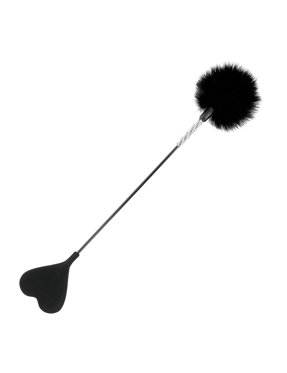 Sextoys - Fouets & Cravaches - CULTURE DE PLUMES DARKNESS. NOIR 50CM - Darkness Sensations