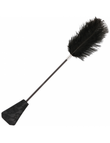 Sextoys - Fouets & Cravaches - CULTURE DE PLUMES DARKNESS. NOIR 56CM - Darkness Sensations