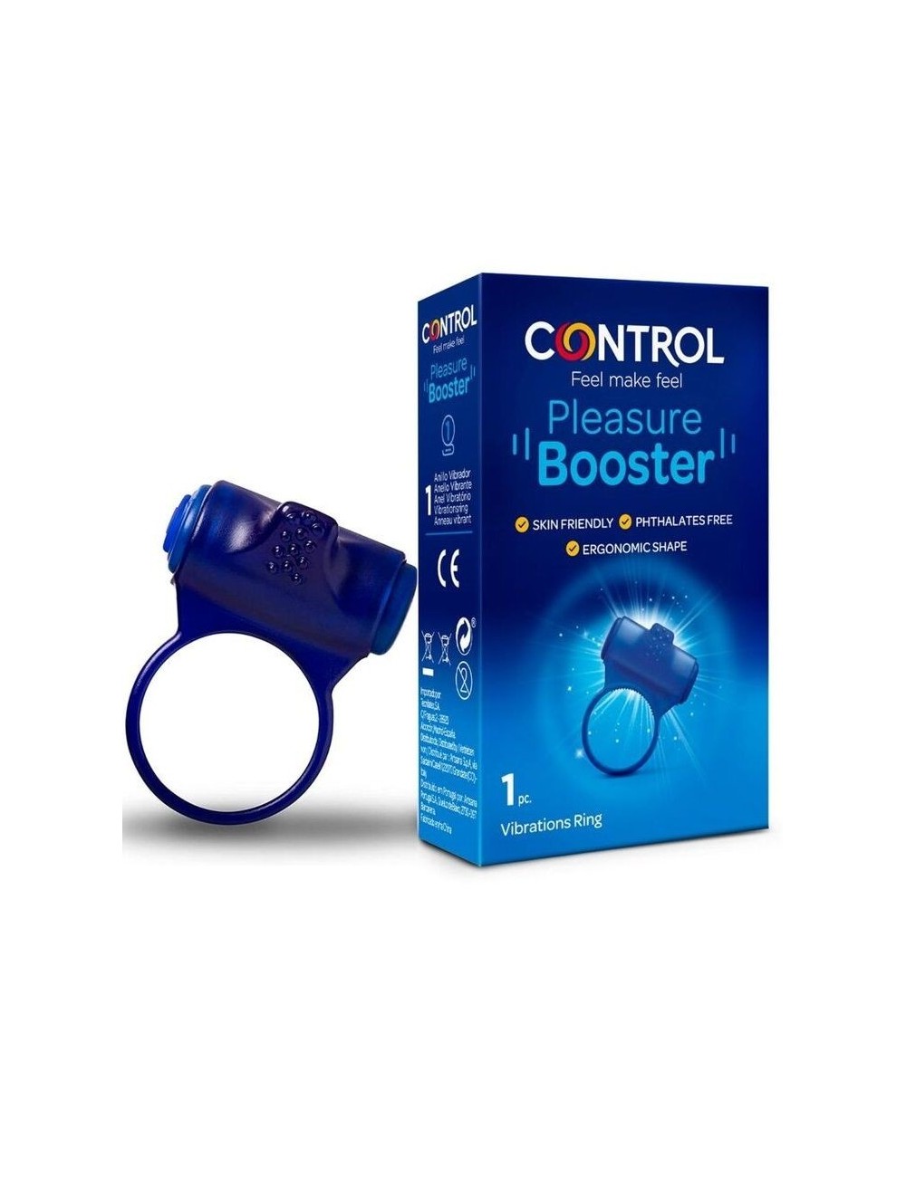 Sextoys - Anneaux, Cockring & Gaines - ANNEAU VIBRANT CONTROL PLEASURE BOOSTER - Control