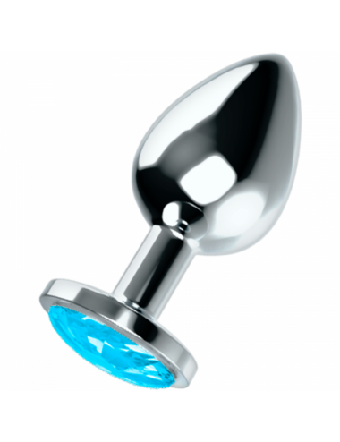 Sextoys - Jeux coquins - OHMAMA ANAL PLUG METAL - BLEU L - OHMAMA ANAL