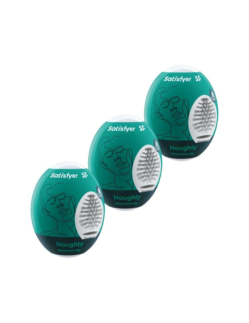 Sextoys - Pour lui - SATISFYER 3 OEUFS MASTURBATEUR - NAUGHTY - SATISFYER EGGS Sextoys - Pour lui - SATISFYER 3 OEUFS MASTURBATEUR - NAUGHTY - SATISFYER EGGS