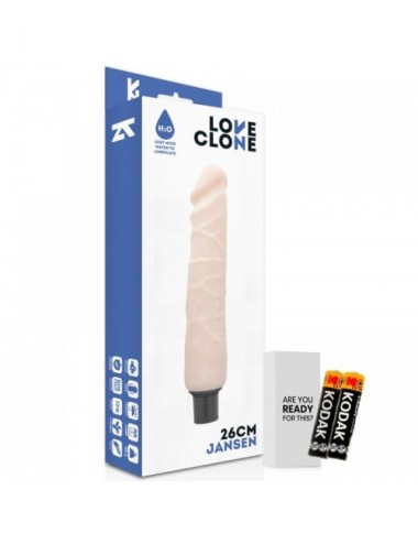 Sextoys - Lubrifiants - LOVECLONE JANSEN VIBRATEUR AUTO-LUBRIFIANT 26CM - Loveclone