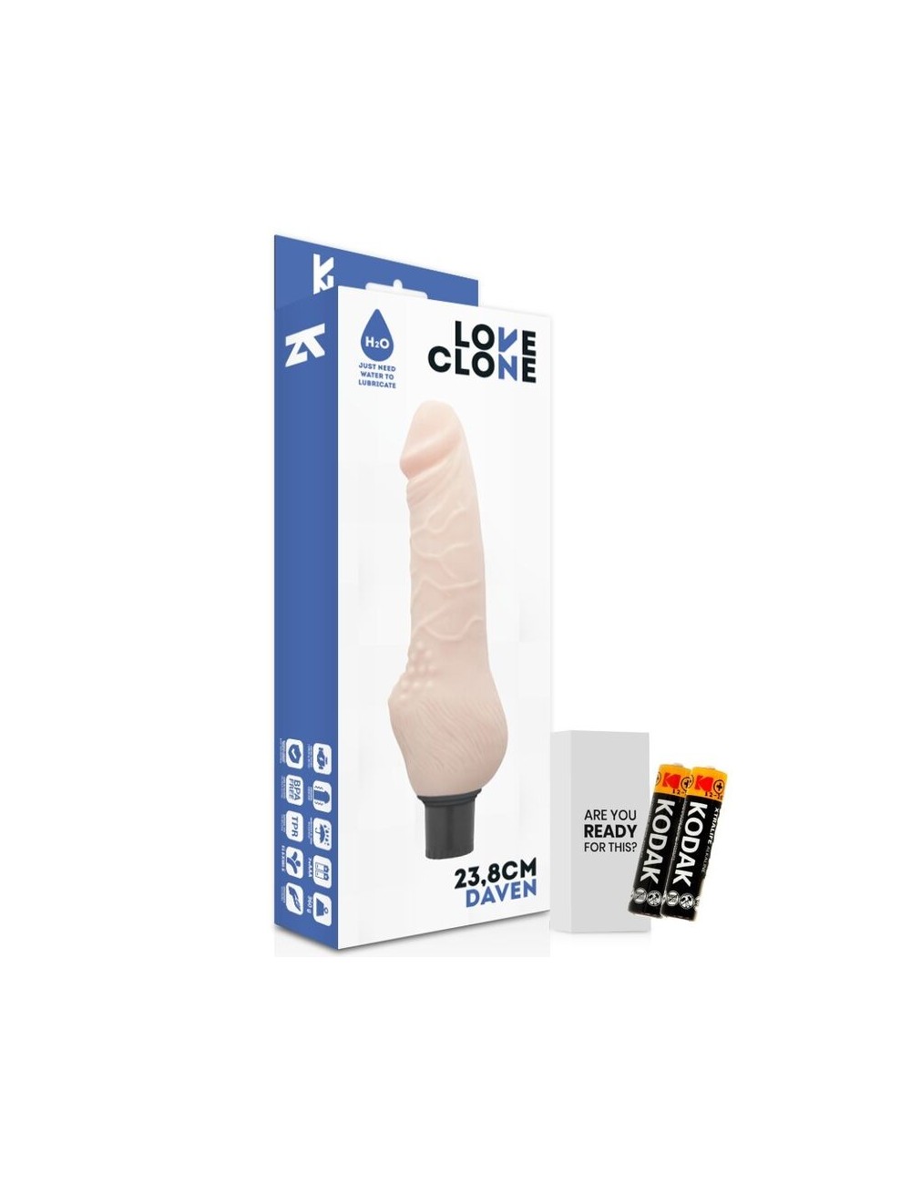 Sextoys - Masturbateurs & Stimulateurs - LOVECLONE DAVEN AUTO-LUBRIFICATION RÃALISTE 23.8 CM - Loveclone