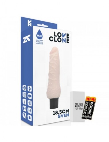 Sextoys - Masturbateurs & Stimulateurs - VIBRATEUR AUTOLUBRIFIANT LOVECLONE SVEN 18.5CM - Loveclone