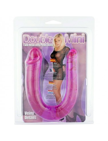 Sextoys - Double Dong - SEVENCRÃATIONS PÃNIS Ã DEUX TÃTES DE GÃLATINE FLEXIBLE - Seven Creations