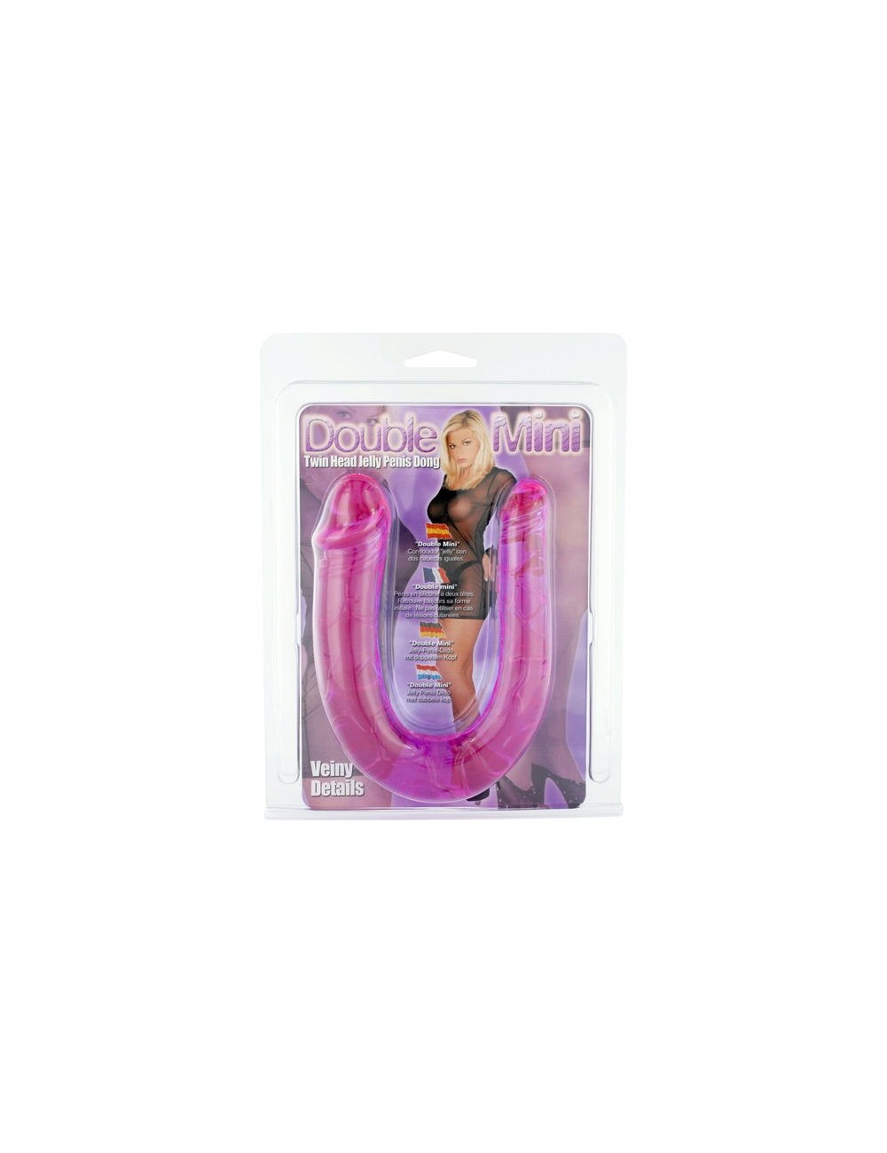 Sextoys - Double Dong - SEVENCRÃATIONS PÃNIS Ã DEUX TÃTES DE GÃLATINE FLEXIBLE - Seven Creations