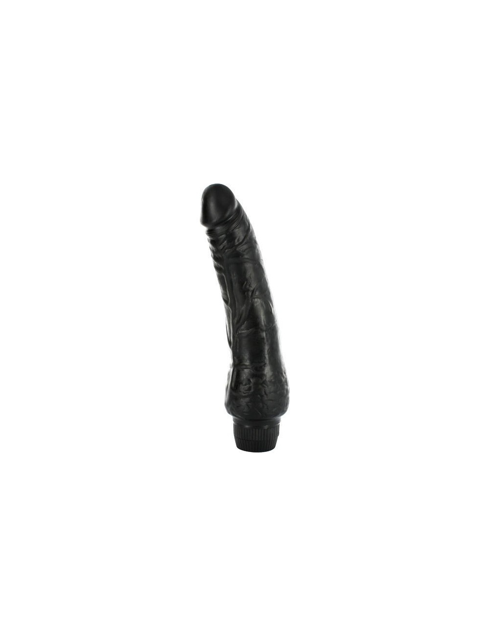 Sextoys - Vibromasseurs - SEVENCREATIONS VINIL P-SHAPE VIBRATOR PENE NOIR 20 CM. - Seven Creations Sextoys - Vibromasseurs - SEVENCREATIONS VINIL P-SHAPE VIBRATOR PENE NOIR 20 CM. - Seven Creations