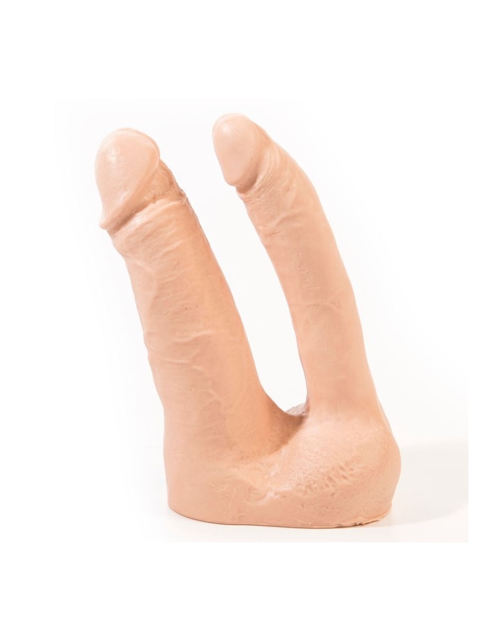 Sextoys - Godes & Plugs - CHAMBRE ROSE ARTHUS REALISTIC DOUBLE DILDO FLESH 17CM / 15.5CM - Pink Room Sextoys - Godes & Plugs - CHAMBRE ROSE ARTHUS REALISTIC DOUBLE DILDO FLESH 17CM / 15.5CM - Pink Room