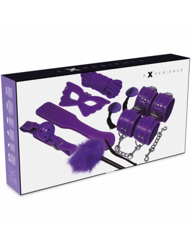 Lingerie - Fetish et cuir - EXPERIENCE BDSM FETISH KIT PURPLE SERIES - Experience