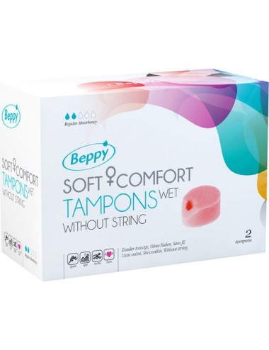 TAMPONS BEPPY SOFT CONFORT HUMIDE 2 UNITÉS