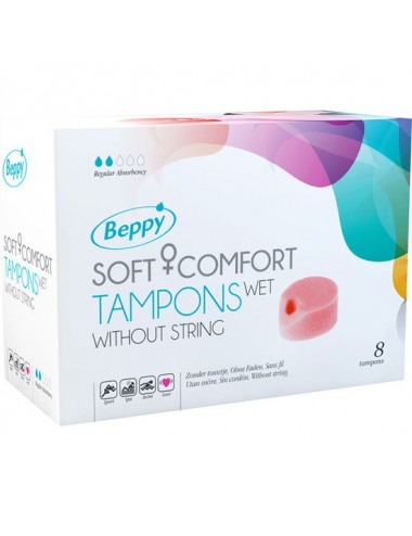 TAMPONS BEPPY SOFT CONFORT HUMIDE 8 UNITÉS