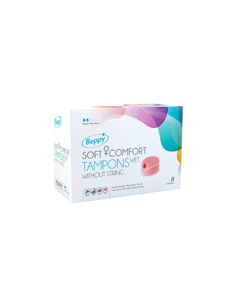 TAMPONS BEPPY SOFT CONFORT HUMIDE 8 UNITÉS