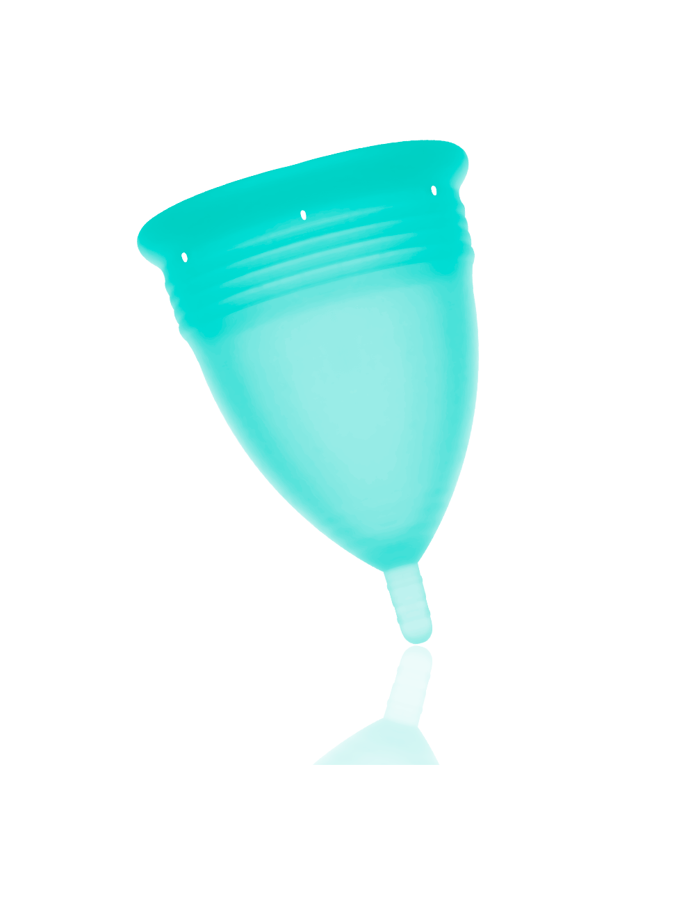 COUPE MENSTRUELLE STERCUP TAILLE L AQUAMARINE COULEUR FDA SILICONE - Hygiène - STERCUP