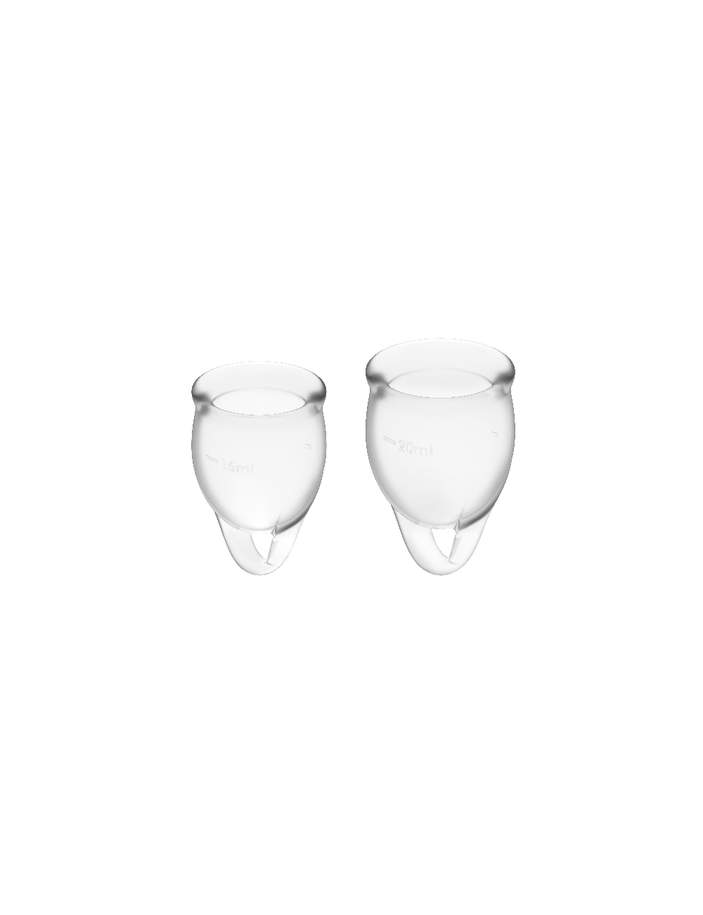 SATISFYER FEEL CONFIANT COUPE MENSTRUELLE TRANSPARENTE 15 20ML - Hygiène - SATISFYER MENSTRUAL CUPS