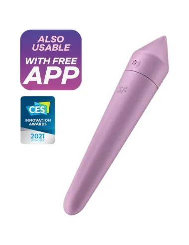 Sextoys - Oeufs Vibrants - SATISFYER ULTRA POWER BULLET 8 - LILAS - SATISFYER CONNECT