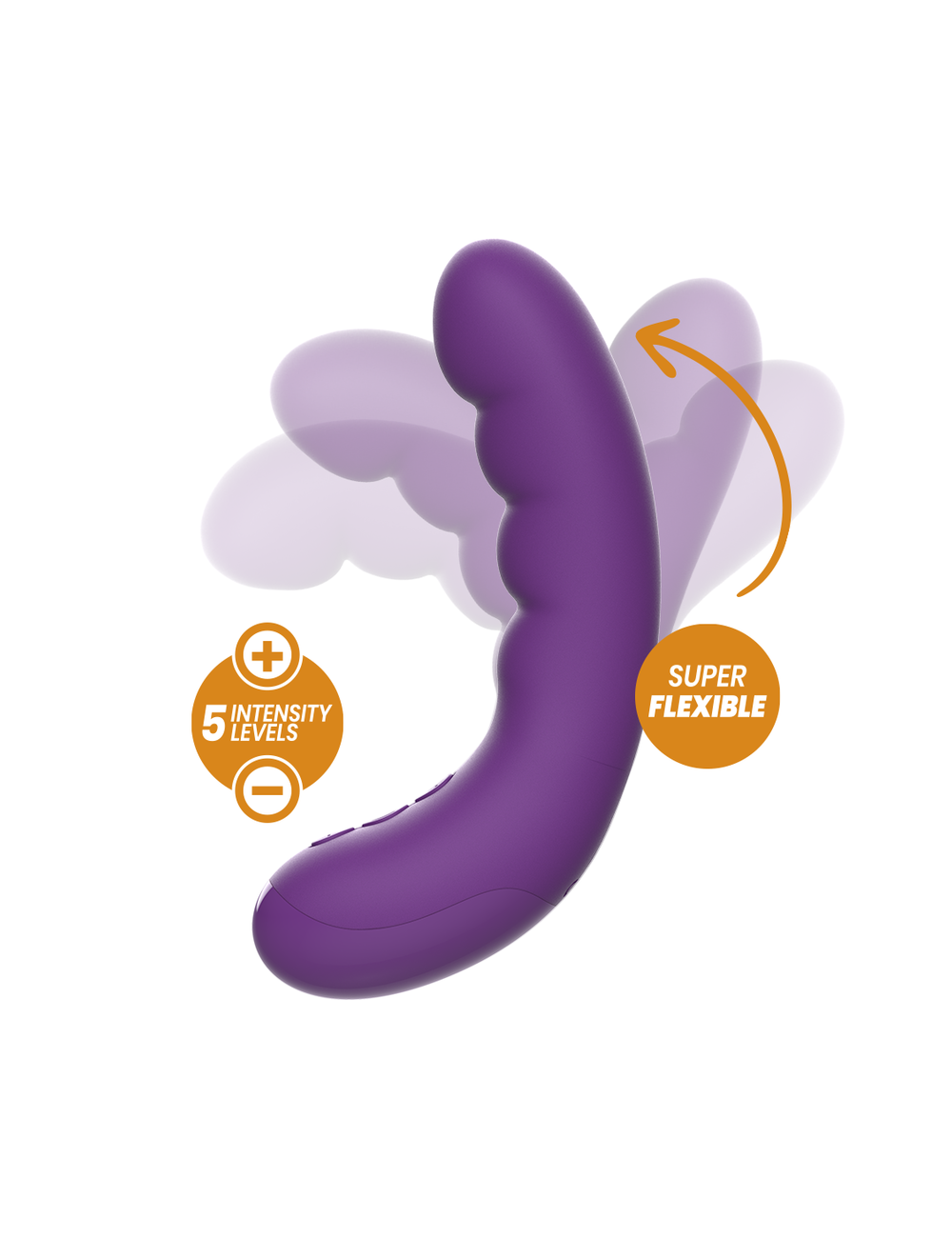 Sextoys - Vibromasseurs - VIBRATEUR FLEXIBLE RECHARGEABLE REWOLUTION REWOCURVY - REWOLUTION