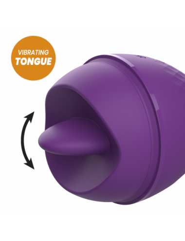 Sextoys - Vibromasseurs - REWOLUTION REWOLINGO VIBRATOR AVEC TONGUE - REWOLUTION