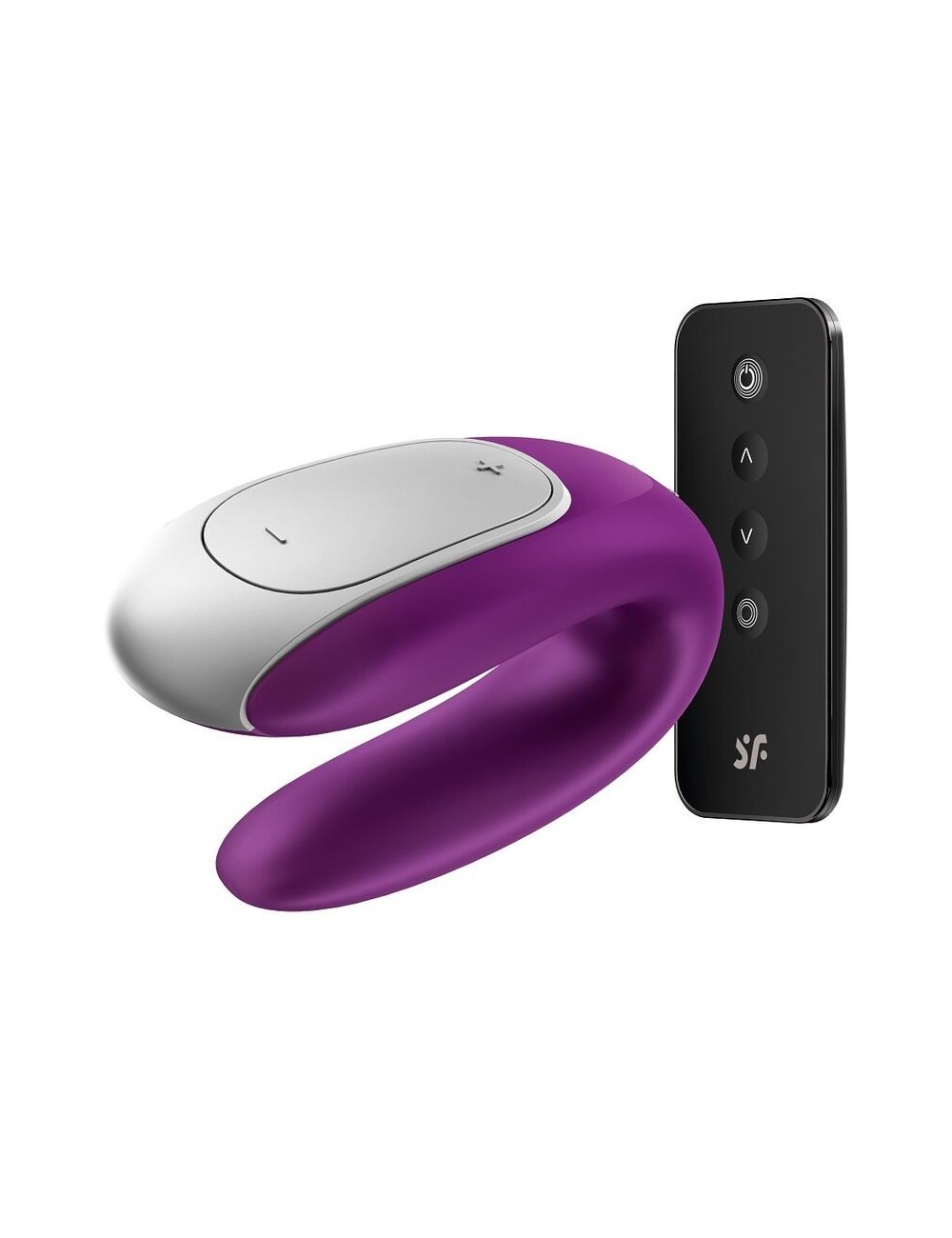 Sextoys - Masturbateurs & Stimulateurs - VIBRATEUR PARTENAIRE DOUBLE FUN SATISFYER - VIOLET - SATISFYER CONNECT