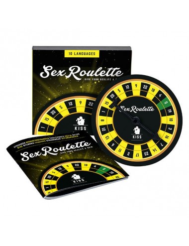 Sextoys - Jeux coquins - SEX ROULETTE KISS (NL-DE-EN-FR-ES-IT-PL-RU-SE-NO) - Tease&please