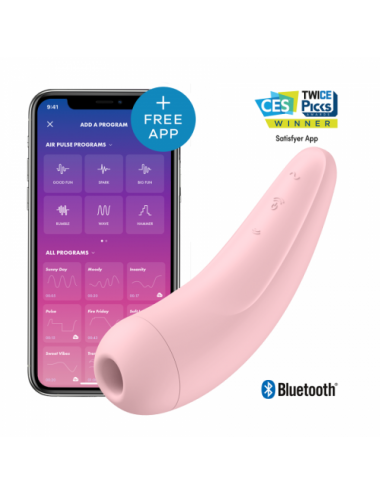 Sextoys - Masturbateurs & Stimulateurs - SATISFYER CURVY 2 ROSE - SATISFYER CONNECT