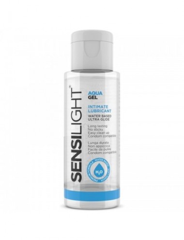 SENSILIGHT Ã BASE D''EAU ULTRA GLISSE - AQUAGEL 30 ML - Huiles de massage - Sensilight