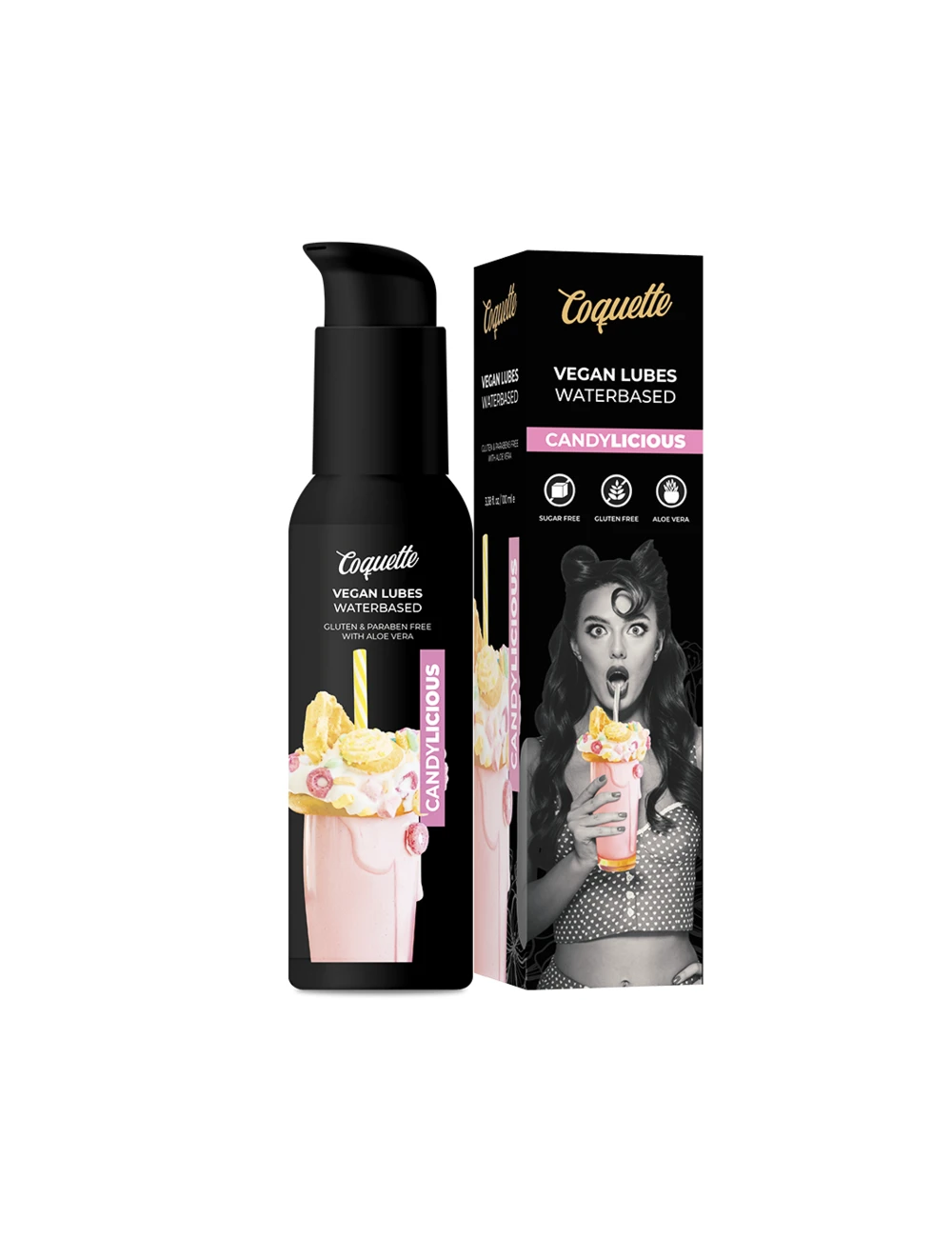 COQUETTE CHIC DESIRE PREMIUM EXPERIENCE 100ML VEGAN LUBES CANDYLICIOUS - Huiles de massage - Coquette Cosmetics COQUETTE CHIC DESIRE PREMIUM EXPERIENCE 100ML VEGAN LUBES CANDYLICIOUS - Huiles de massage - Coquette Cosmetics