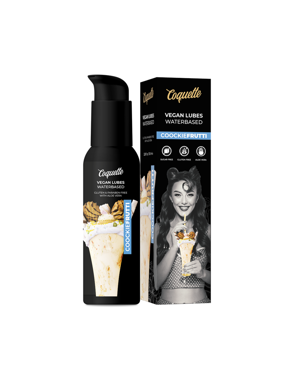 COQUETTE CHIC DESIRE PREMIUM EXPERIENCE 100ML VEGAN LUBES COOKIEFRUTTI - Huiles de massage - Coquette Cosmetics