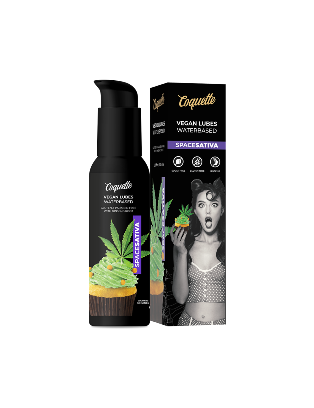 COQUETTE CHIC DESIRE PREMIUM EXPERIENCE 100ML VEGAN LUBES SPACE SATIVA - Huiles de massage - Coquette Cosmetics