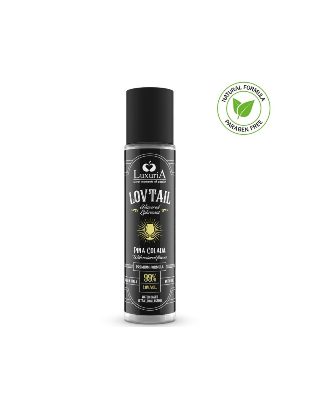 INTIMATELINE - LUBRIFIANT LOVTAIL BASE D'EAU LUXURIA PIÑA COLADA 60 ML